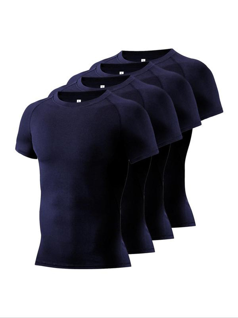 Round Neck Raglan Compression Shirt